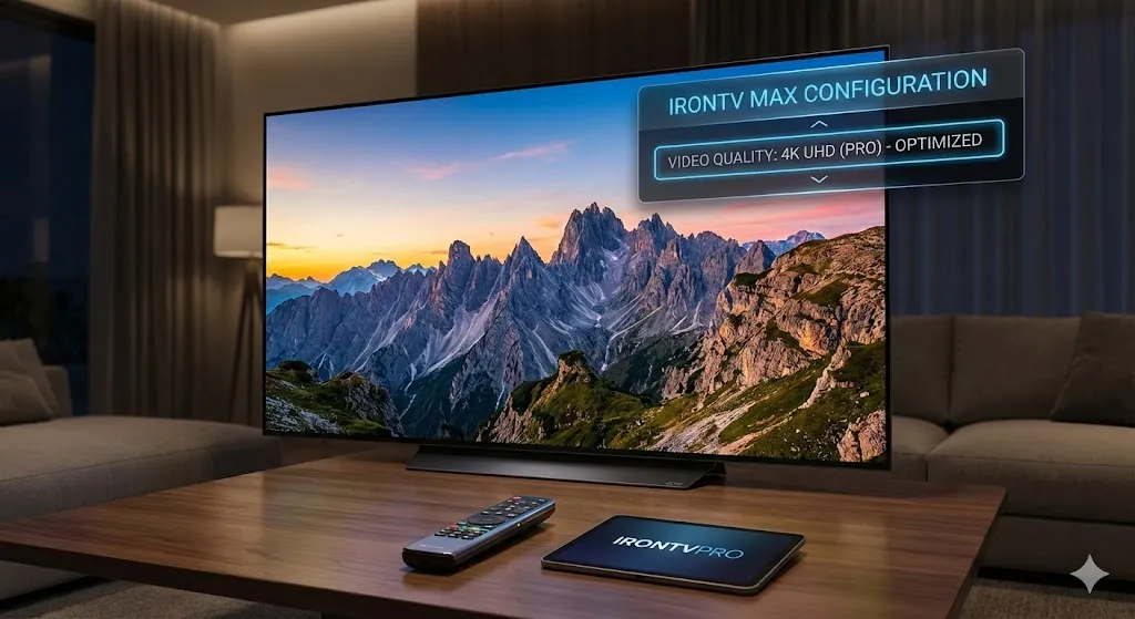 Configuration Iron TV Max